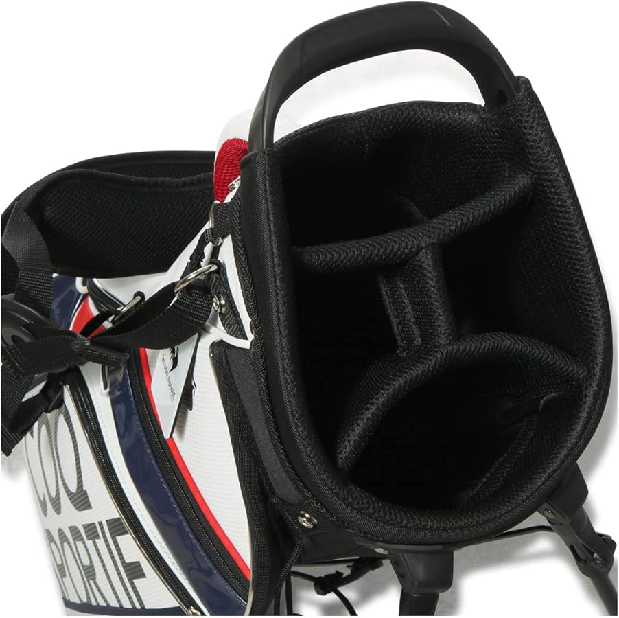 ルコックスポルティフ ゴルフ スタンド式 キャディバッグ【ブラック】美品！ Amazon | ルコックスポルティフ ゴルフ(le coq sportif GOLF) ゴルフ